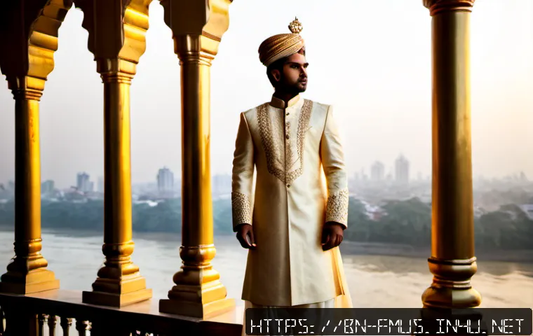 프린스 차트 순위 - Photorealistic editorial scene of a young South Asian prince-inspired pop musician standing confiden...